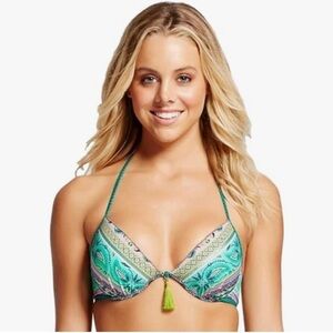 Shade & shore halter bikini top 34D